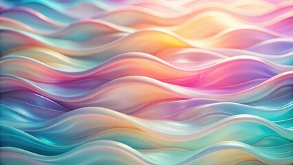 Obraz premium Kwashi Paper Abstract Wave Pattern, pastel colors, soft focus, pastel colors