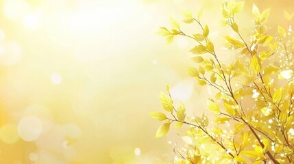 Obraz premium Captivating bright yellow abstract backdrop ideal for seasonal themes.