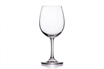 Wine glass isolated on white