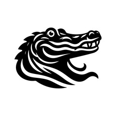 Vector illustration of a tropical island & The Largest Crocodiles Ever Recorded – Amazing Discoveries.
