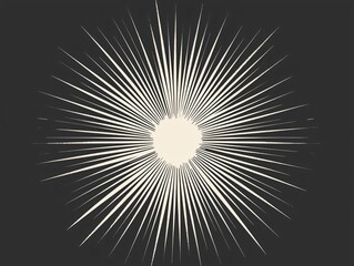 Obraz premium Sunburst Design