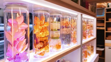 Futuristic Cafe  Eco Chic Snacks   Lavender Glow