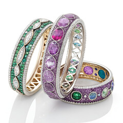 golden crown on white background