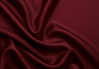 Obraz premium Luxurious Burgundy Silk Fabric
