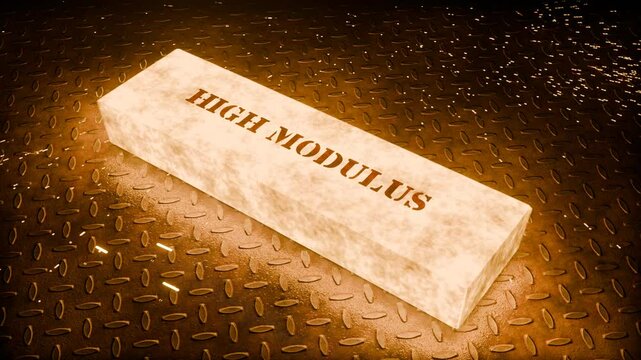 Extreme Pressure Stamping &ndash; &lsquo;HIGH MODULUS&rsquo; Engraved on Red-Hot Steel