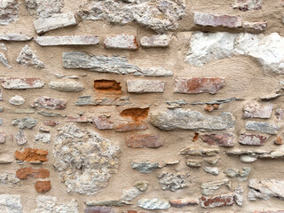 Photographic documentation of an old wall