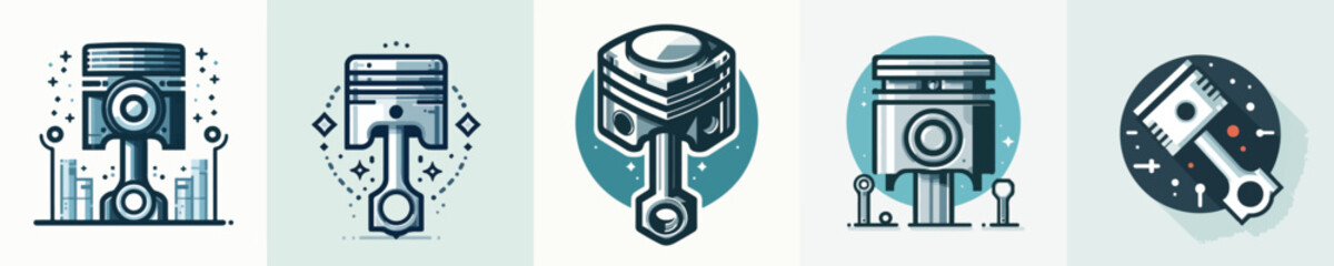 Vector of a piston.