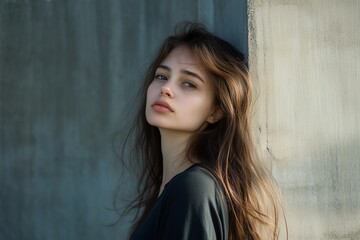 portrait of a young woman