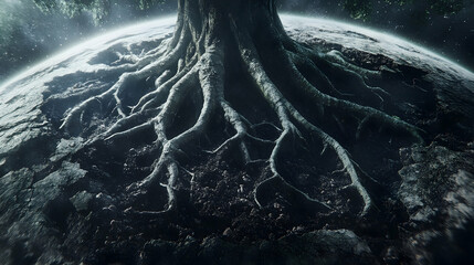 planet earth in space