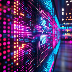 Obraz premium abstract background with disco lights