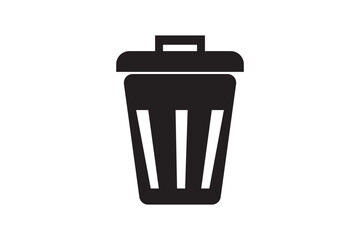 Recycle bin icon. Trash Can icon vector illustration.