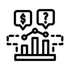 chart graph economy business analytic outline style