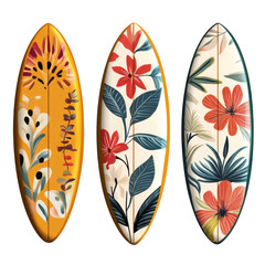colorful surfboards