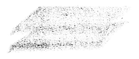 Separate black crayon brush strokes on transparent background.