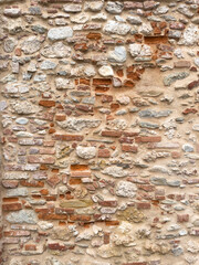 Photographic documentation of an old wall