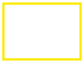 シンプルな黄色のフレーム