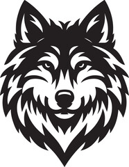 Wolf Silhouette Vector Design