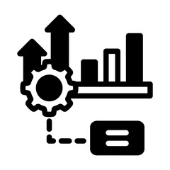 chart graph business analytic solid style