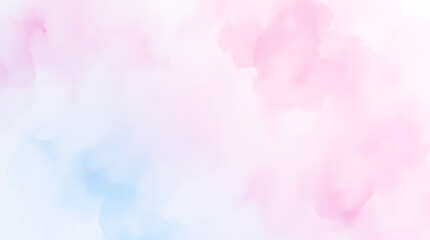 Fototapeta premium A soft pastel watercolor background with a delicate and dreamy texture. Perfect for elegant designs, invitations, and branding. Created with generative AI.