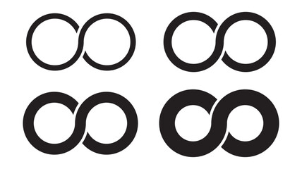 Infinity vector symbol set