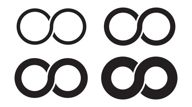 Infinity vector symbol set
