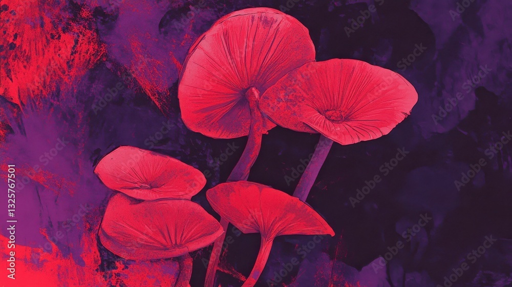 Canvas Prints merging digital and traditional art techniques