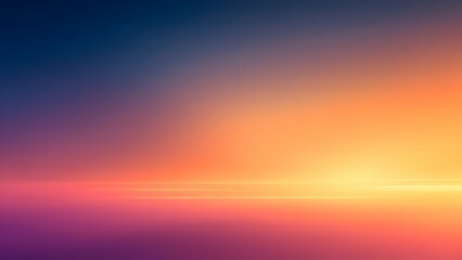 Naklejka premium Deep Sunset Glow Gradient Background