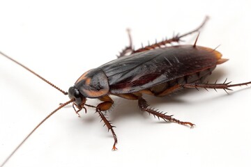 cockroach with white background