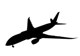 旅客機 787 シルエット