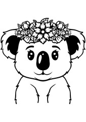 Floral Koala