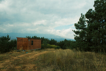 Fototapeta premium house in the mountains
