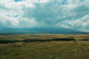 landscape with clouds and sky