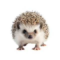 Fototapeta premium Adorable Hedgehog on Transparent Background