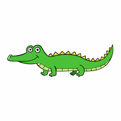 cartoon, animal, dinosaur, vector, crocodile, reptile, dragon, illustration, green, lizard, fun, cute, frog, alligator, dino, art, baby, nature, wildlife, character, funny, toy, happy, smile, drawing