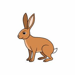 vector illustration of a rabbit
