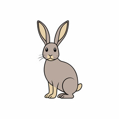 vector illustration of a rabbit