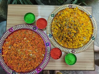 Colorful Holi - Holi Colors and Flowers