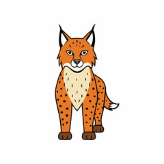 vector illustration of a tiger