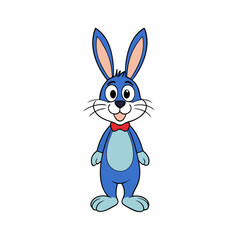 vector illustration of a rabbit