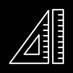 Set Square Vector Icon