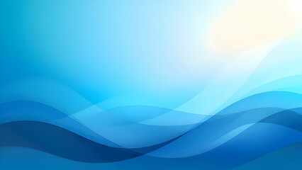 Fototapeta premium Ocean Breeze Gradient Background