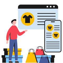E-Commerce Illustration