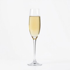 Elegant flute filled with sparkling beverage, perfect for celebrations. Ready to toast special moments.