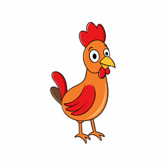 hen and rooster
