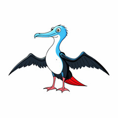 frigatebird with wings
