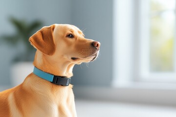 Smart collar enhances pet safety, featuring sleek design and mod