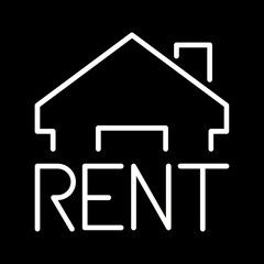 Rental Service Vector Icon
