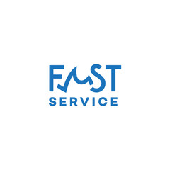 Fototapeta premium Fast service logo