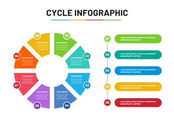 Cycle Infographic design