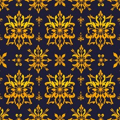 Gold seamless pattern design
